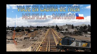 [Cab Ride] Viaje en cabina de tren Melipilla - Santiago (Chile) - Locomotora D-7100