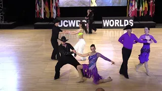 Two Step Competition P2, Lucas & Stacey Aldrich 2023 UCWDC Worlds Couples Classic Crystal Division 1