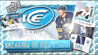 BIGGEST PULL OF MY CARD LIFE!!! - 18/19 Upper Deck Ice Hobby Boxes - Box Break