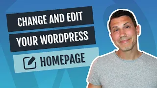 Can't Edit Your Homepage in WordPress? Now You Can! ✅