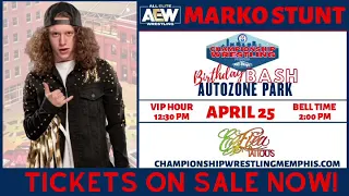 CLIP — Marko Stunt will be in action April 25!