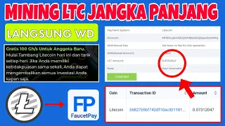 MINING LITECOIN SUPER LEGIT GRATIS TANPA DEPOSIT | DAFTAR LANGSUNG WHITDROW (ltcautomining)