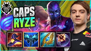 CAPS TRIES SOME RYZE MID! - G2 Caps Plays Ryze MID vs Kassadin! | Season 11