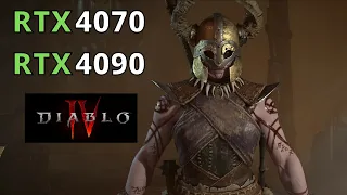 DIABLO 4 RTX 4070 RTX 4090 - 1080p 1440p 4K