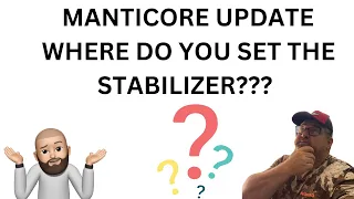 MINELAB MANTICORE UPDATE WHERE DO WE SET THE STABILIZER?