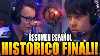 LIQUID vs OG - HISTORICO FINAL!!! - BO5 - Resumen en español THE INTERNATIONAL 9 #TI9 DOTA 2