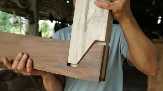 EXTREME BEST Traditional Woodworking Joints Skills, Awesome Techniques Of Carpenter