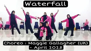 Waterfall - Line Dance || Choreo : Maggie Gallagher (UK) - April 2023 ||Improver Level