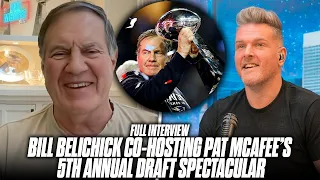 Bill Belichick Will Be Co-Hosting Pat McAfee's 5th Annual Draft Spectacular?! | Full Interview