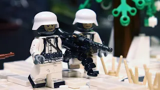 ЛЕГО Самоделка ВОВ - Немцы в Зимнем Лесу. LEGO Master  Cамоделки из ЛЕГО