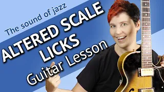 ALTERED SCALE GUITAR LICKS - Altered Scale Improvisation