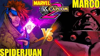 MvC2 Mvci Umvc3 SPIDERJUAN vs MARCO pt 2