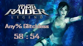 Tomb Raider: Legend - Any% Glitchless Speedrun - 58:54 w/o Loads