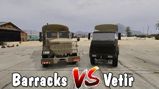 GTA V | Barracks vs. Vetir