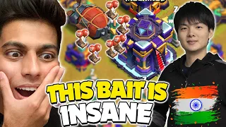 STARs PERFECT Red Bomb BAIT vs SUMIT Team (Clash of Clans)