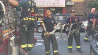 FDNY RESPONDING & ON SCENE OPERATING AT A SMOKY STOVE FIRE ON ARDEN STREET IN INWOOD, MANHATTAN.