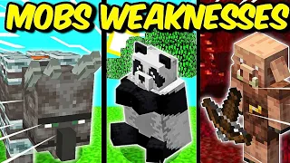 MINECRAFT MOBS WEAKNESSES IN HINDI 🤯 | MINECRAFT HINDI