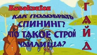 Гайд по Russian Fishing 4 Как подобрать спинингЧто такое строй удилища