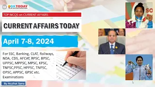 7-8 April 2024 Current Affairs by GK Today | GKTODAY Current Affairs - 2024