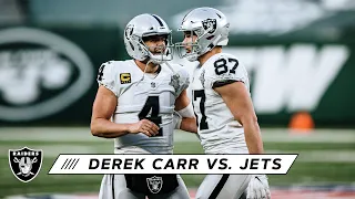 Derek Carr's Best Throws From 381-Yard Game vs. Jets | Highlights | Las Vegas Raiders