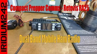 Compact Prepper Comms   Retevis RA25 Dual Band Mobile Ham Radio