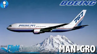 LIVE Boeing House Colours 767-200 Manchester to Girona FULL FLIGHT - Microsoft Flight Simulator 2020