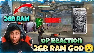 @NonstopGaming_ OP REACTION ON MY 2GB RAM GAMEPLAY PLAYING LIKE PC 🔥 @SHARPFF