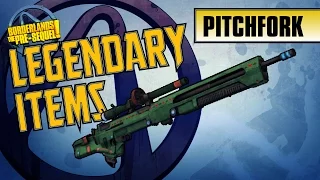 BORDERLANDS the Pre-Sequel - *PITCHFORK* Legendary Item Guide