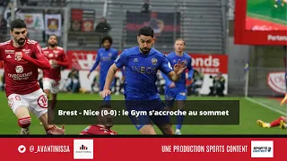 Brest - Nice (0-0) : le Gym s'accroche au sommet