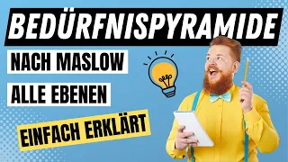 BEDÜRFNISPYRAMIDE nach MASLOW einfach erklärt | ERZIEHERKANAL