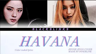 JENNIE JISOO "HAVANA" Ai cover color coded lyrics made by @ROBLINKOFFICIAL