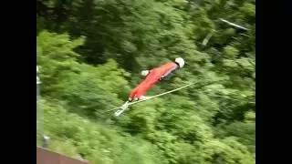 赤倉シャンツェ ノーマルヒル トレーニング　skijumping