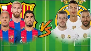 (MSN) Messi-Neymar-Suarez VS (BBC) Ronaldo-Bale-Benzema 🔥 #football #ronaldo #messi