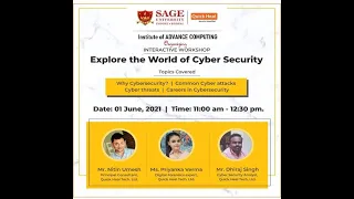 Explore the World of Cyber-security- Be Cyber-Safe