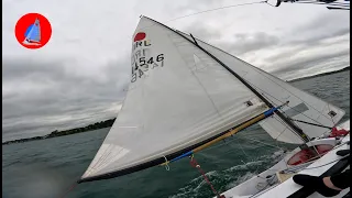 Overpowered in Strong Wind - Fireball Sailing