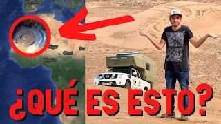 ¿QUÉ ES ESTO? Visitamos el EXTRAÑO ojo de África en Camper 4x4. ¿Hay algo? ¿Un meteorito?