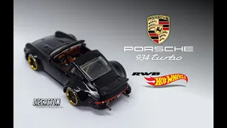 Porsche 934 Turbo RWB Custom Hot Wheels