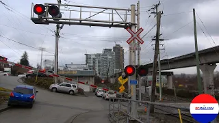 Railroad Crossing | Cumberland Street, New Westminster, BC (Video 2) - Both sides