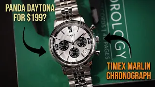 Panda Daytona Chronograph for $199? New for 2023 Timex Marlin Chronograph Best Affordable Chrono?