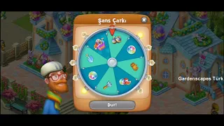 Gardenscapes Şans Çarkı Bingo kazanma.Gardenscapes Lucky Spin. Jackpot?