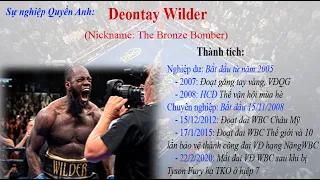 Sự nghiệp Quyền Anh của Deontay Wilder ﻿[CNAT]