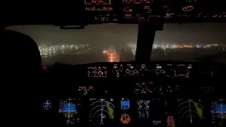 Экстремальная посадка самолета из кабины пилота "Аэропорт Шереметьево B-737ng. 4K