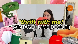 Home Decor THRIFT WITH ME (vintage apartment haul + foam mirror DIY!)
