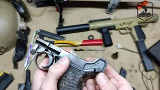 Luger 1939 года.  Некоторые нюансы, разборка-сборка.