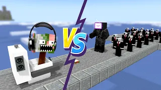 Minecraft Mobs : SKIBIDI RUNNER CHALLENGE - Minecraft Animation