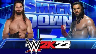 Seth Rollins vs Roman Reigns - Universal Championship Match (WWE 2K23)