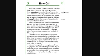 Facts and Figures - Unit 5: Work and Leisure - Lesson 5: Time Off