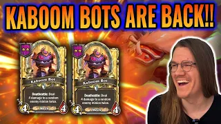 KABOOM BOTS ARE BACK! Return of the booms! - Hearthstone Battlegrounds
