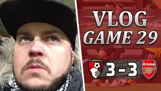 Bournemouth 3 v 3 Arsenal | Pathetic Bullsh*t Performance | Matchday Vlog | Game 29