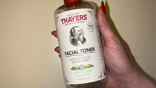 THAYERS Alcohol-Free Cucumber Witch Hazel Facial Toner Honest Review